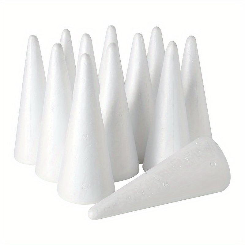 12pcs Foam Tree Cones DIY Arts Crafts Gnome Holiday Decoration