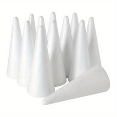 12pcs Foam Tree Cones DIY Arts Crafts Gnome Holiday Decoration