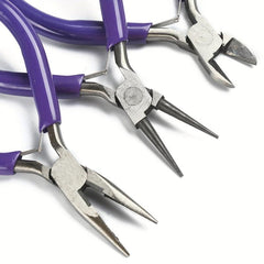 3pcs Jewelry Making Pliers Set DIY Tools Needle Nose Round Nose Diagonal Pliers