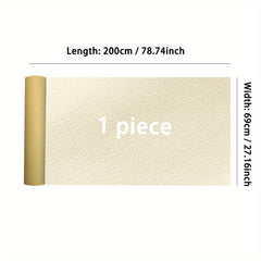 1pc 200cm X 68 Leather Repair Patch Self Adhesive PU Sticker Multicolor