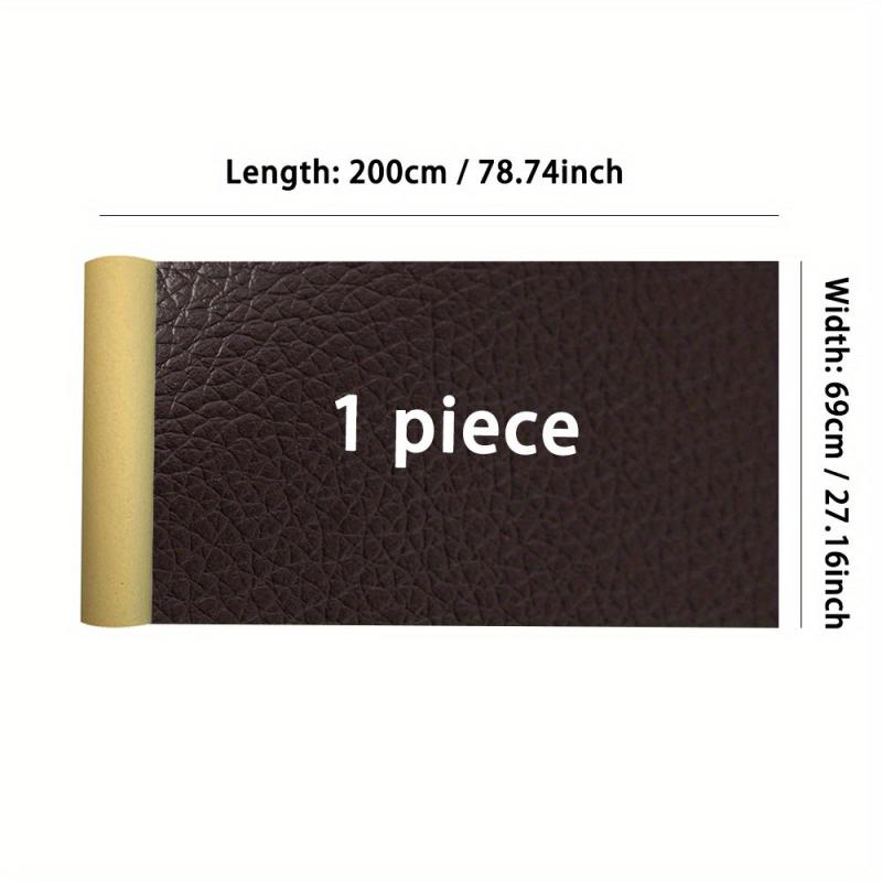 1pc 200cm X 68 Leather Repair Patch Self Adhesive PU Sticker Multicolor