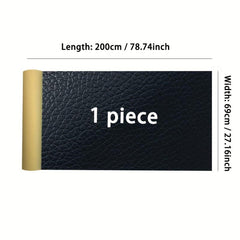 1pc 200cm X 68 Leather Repair Patch Self Adhesive PU Sticker Multicolor
