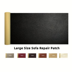 1pc 200cm X 68 Leather Repair Patch Self Adhesive PU Sticker Multicolor