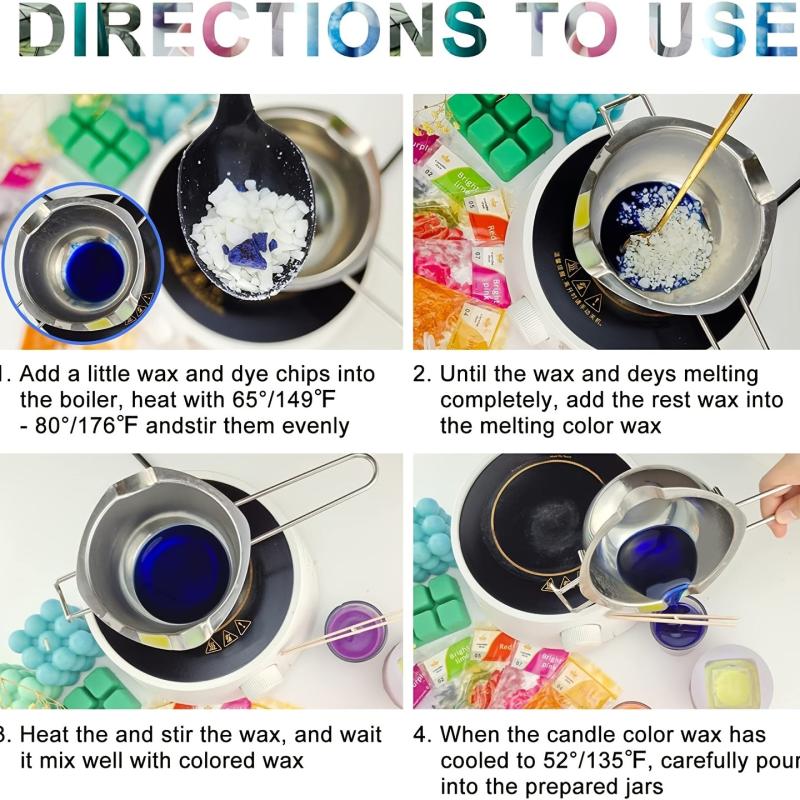 Candle Dye 16 Colors Wax Dye for Candle Making 5g Each