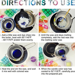 Candle Dye 16 Colors Wax Dye for Candle Making 5g Each