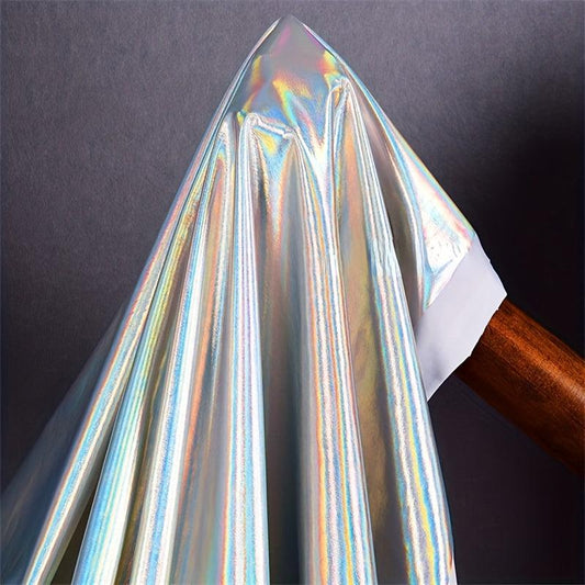 Colorful Graduation Elastic Glare Fabric