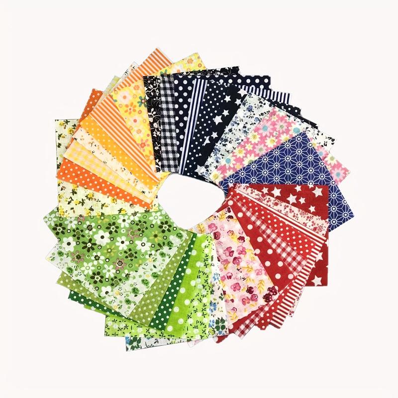 30pcs Colorful Cotton Fabric Cloth Patchwork DIY Craft Material Random