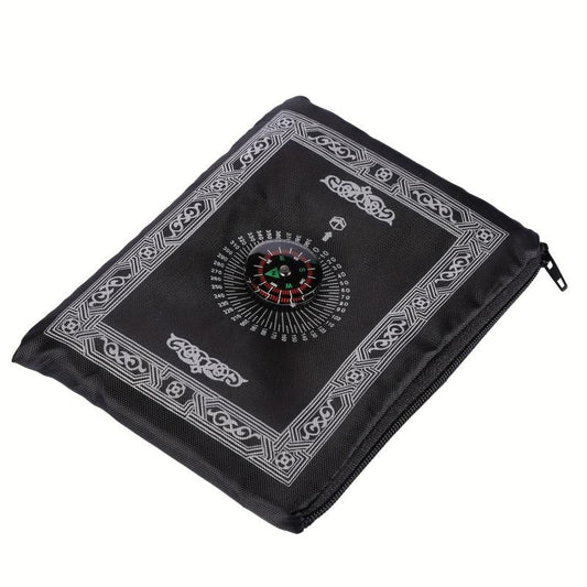 Portable Travel Prayer Mat Waterproof Polyester for Ramadan 23.62x39.37in