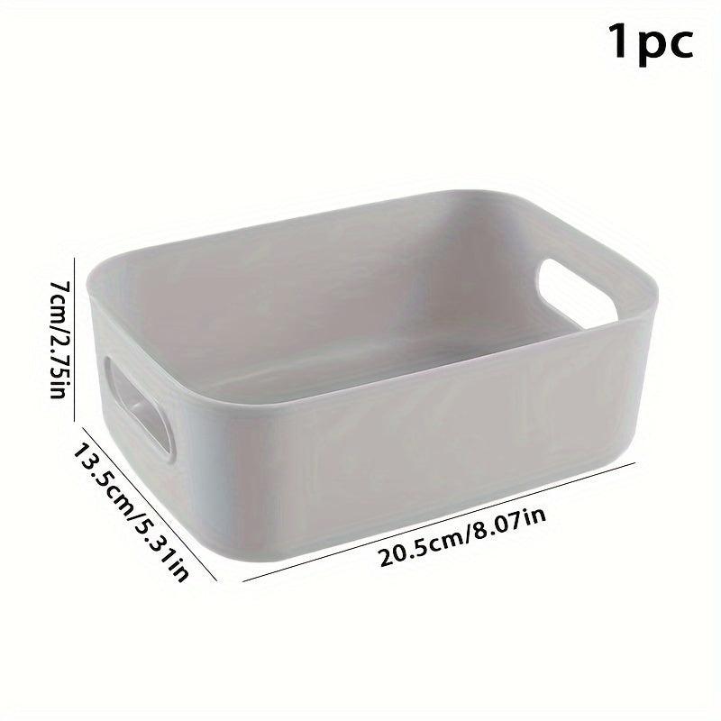 Plastic Storage Box Organizer Handle Bathroom Kitchen Snack