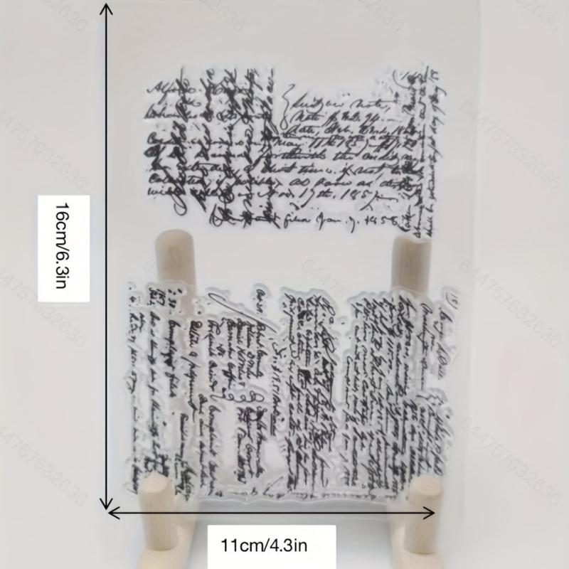 1pc Stamp DIY Silicone Transparent Boys Girls