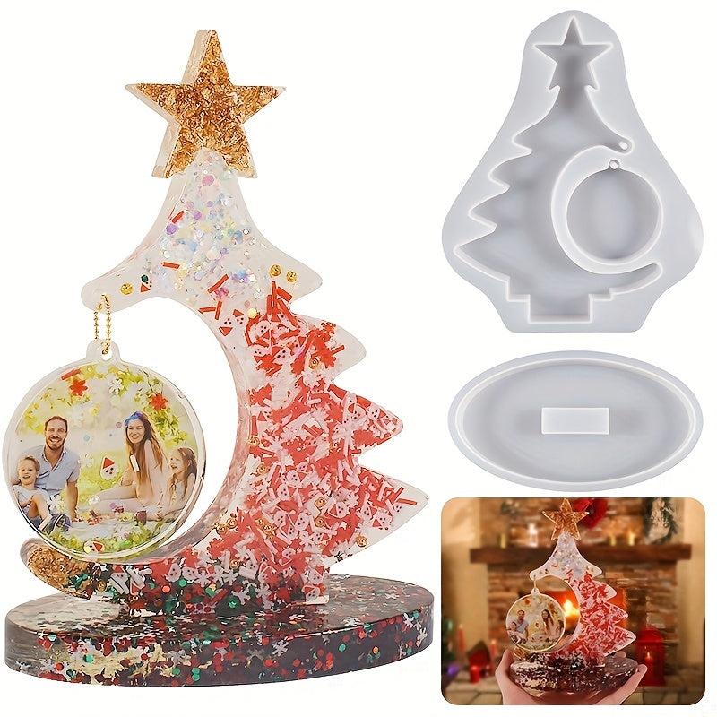 Christmas Tree Picture Frame Silicone Mold