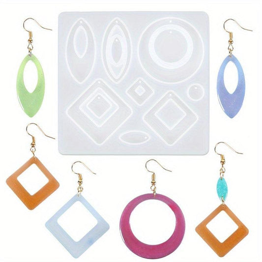 Crystal Drop Glue Mold Epoxy Resin Jewelry Silicone Mold