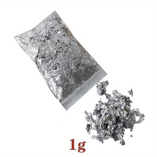 Glitter Foil Flake Resin Epoxy Mold Art Decoration Golden Foil Non Fading