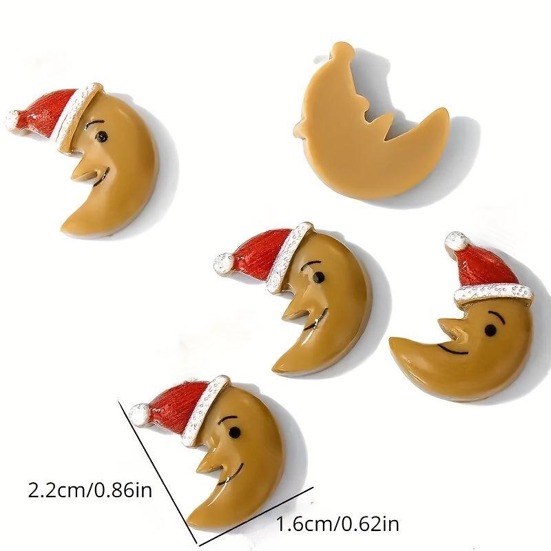 Christmas Assorted Craft Resin Pendants Ornaments for DIY Craft Making