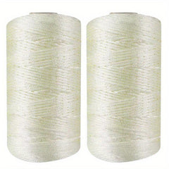 2pcs Ice Linen Silk Nylon Crochet Thread for Hand Knitted Projects 100g pc