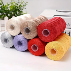 2pcs Ice Linen Silk Nylon Crochet Thread for Hand Knitted Projects 100g pc