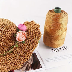 220g 200m Crocheting Light Weight Rope Polypropylene Yarn for Summer Sun Hat