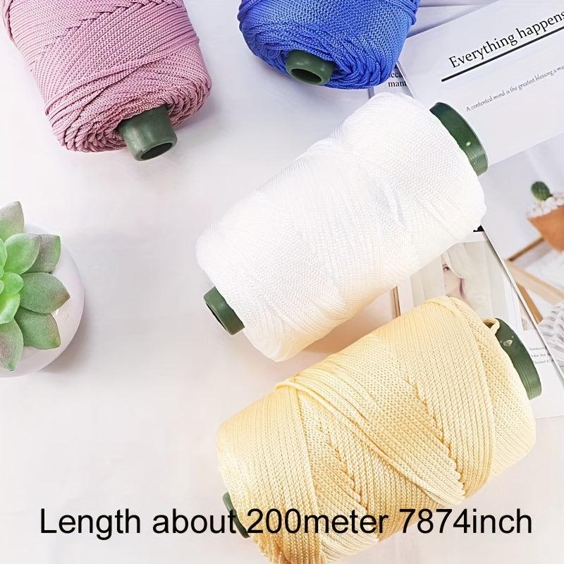 220g 200m Crocheting Light Weight Rope Polypropylene Yarn for Summer Sun Hat