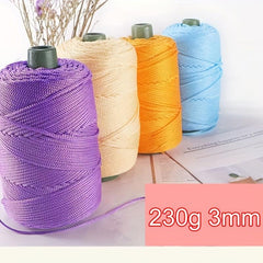 220g 200m Crocheting Light Weight Rope Polypropylene Yarn for Summer Sun Hat