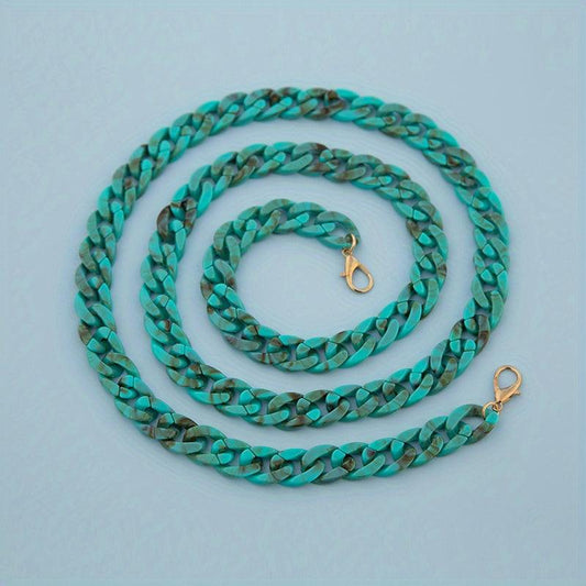 Long Acrylic Chains Mixed Thick Film Chains for Handbag & Phone Case