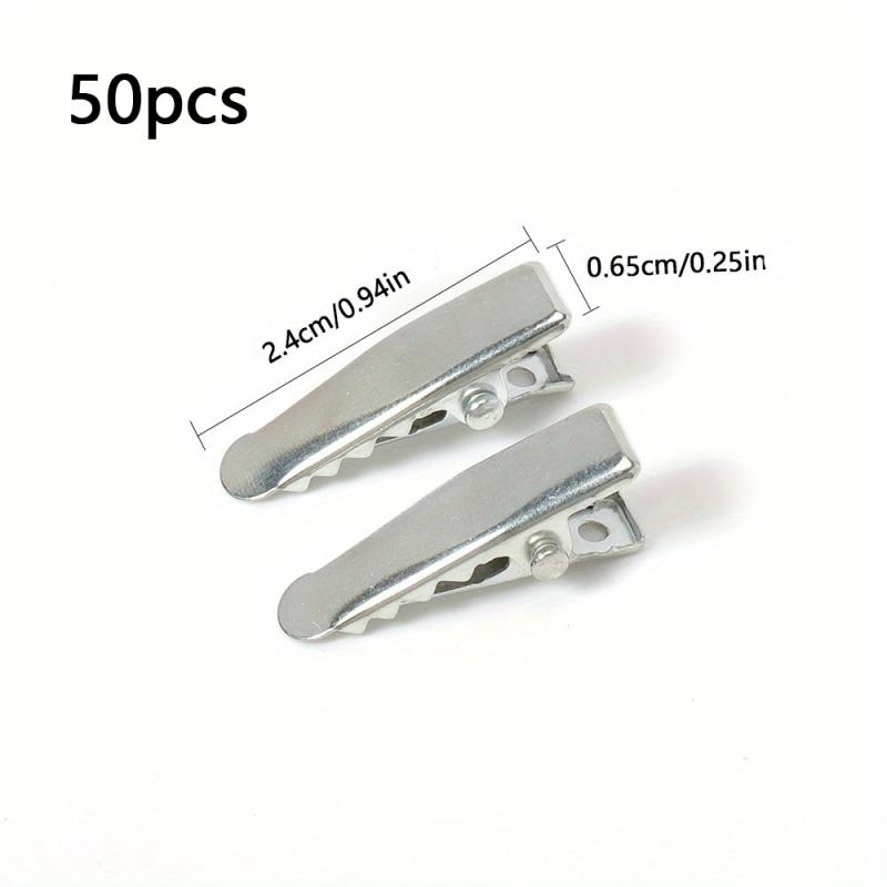 50pcs Metal Hair Clip Crocodile Clip DIY Jewelry Making