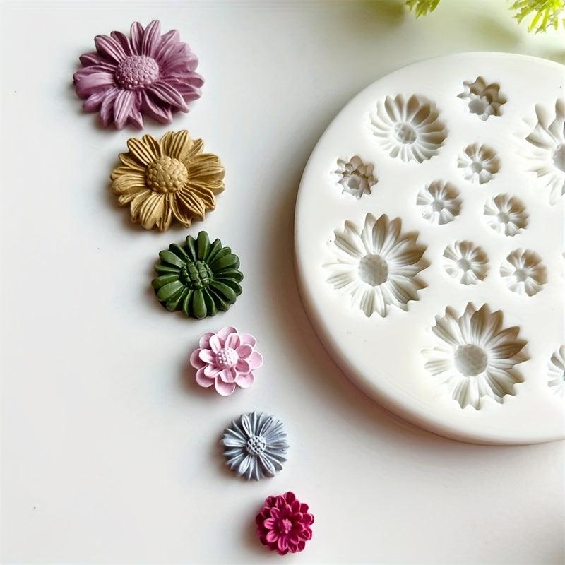 Silicone Flower Mould for DIY Earring Pendants