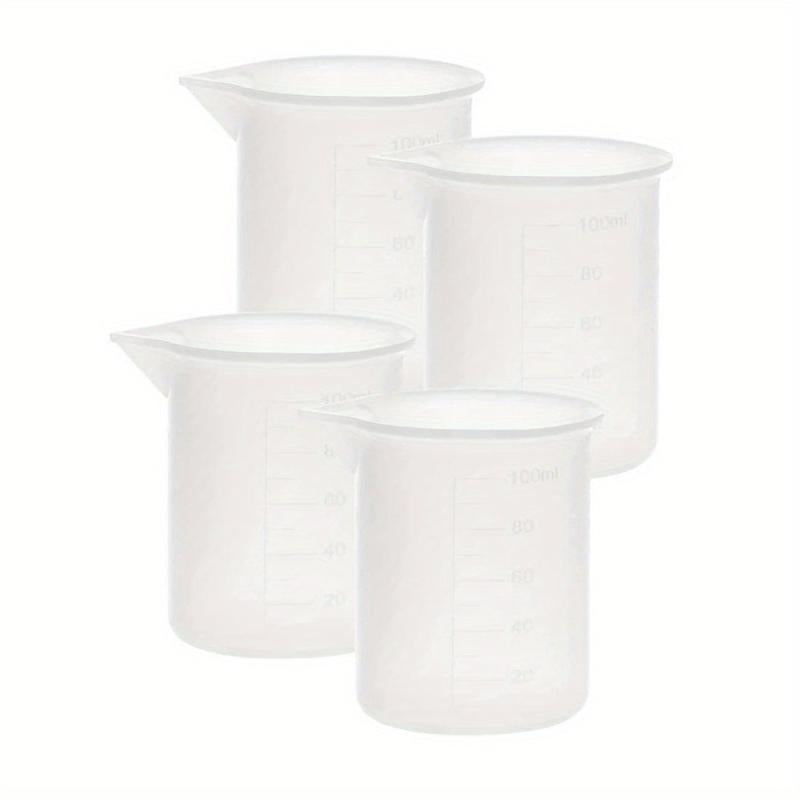 100 ml Silicone Measuring Cups with Scale for Resin DIY Craft Jewelry Making