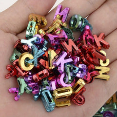 100pcs Alphabet Acrylic Spacer Bead for Jewelry Making DIY