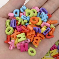 100pcs Alphabet Acrylic Spacer Bead for Jewelry Making DIY