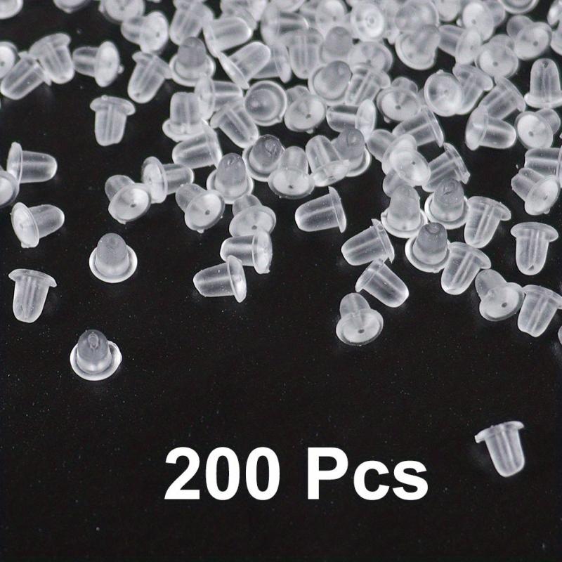 Clear Earring Backs For Studs Posts Safety Back Pads Replacement