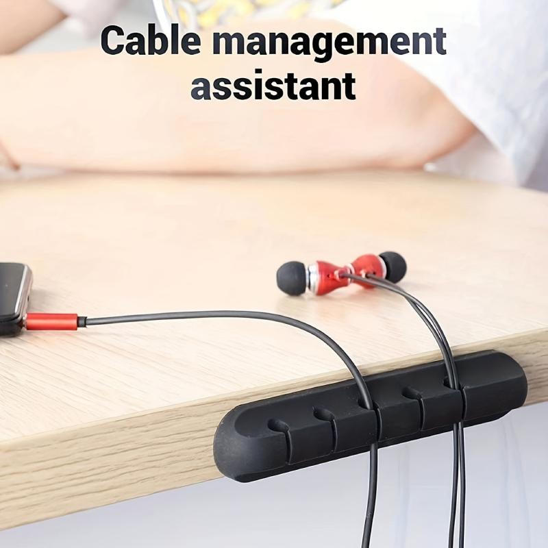 5 Hole Cable Organizer - Self-adhesive Wire Clips - Wire Clamps