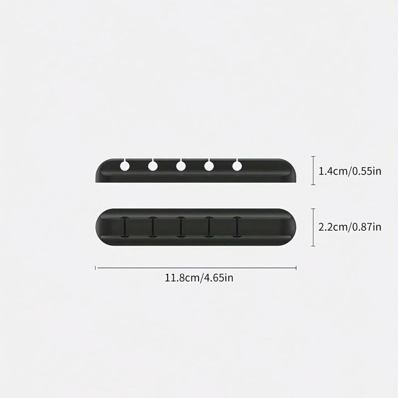 5 Hole Cable Organizer - Self-adhesive Wire Clips - Wire Clamps