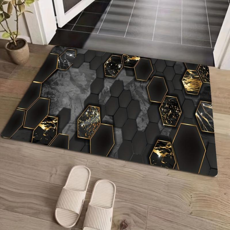 Soft Kitchen Rug Anti slip Absorbent Mat Runner Rug Throw Rug