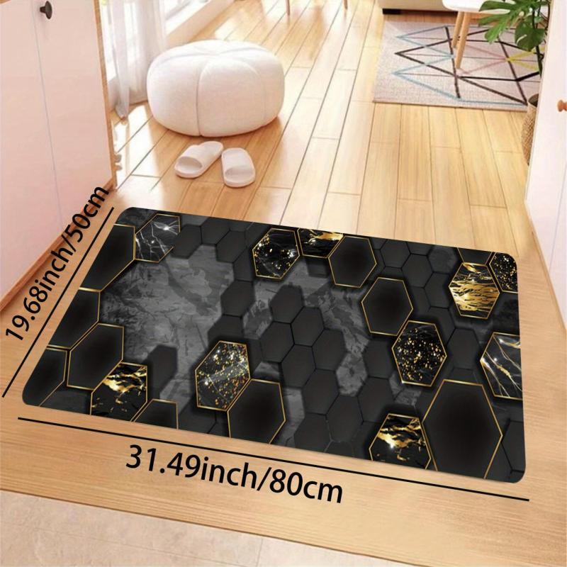 Soft Kitchen Rug Anti slip Absorbent Mat Runner Rug Throw Rug