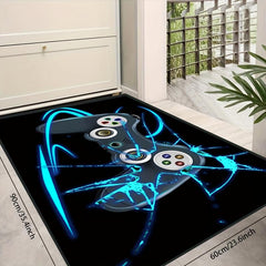 Area Rug Gamepad Print Anti Slip Floor Mat Colourful Pattern