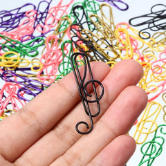 Colorful Metal Paper Clips 10-Pack