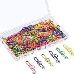 Colorful Metal Paper Clips 10-Pack