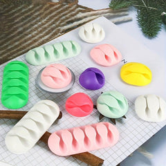 Cable Clip Desk Set Wire Charger Holder Cord Organizer