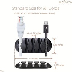 Cable Clip Desk Set Wire Charger Holder Cord Organizer