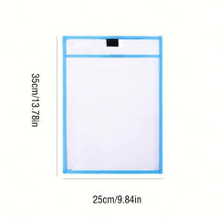 Japanese Minimalist A4 File Storage Bag with Clip