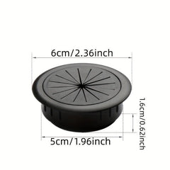 Circular Wire Box Furniture Cabinet Wiring Box Computer Desk Wiring Box