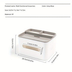 Desktop Storage Box Tissue Box Drawer Paper Box Remote Control Organizer