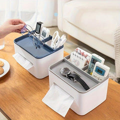 Desktop Storage Box Tissue Box Drawer Paper Box Remote Control Organizer