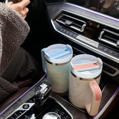 Stainless Steel Insulated Travel Mug Set with Handle