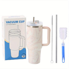 Stainless Steel Insulated Travel Mug Set with Handle