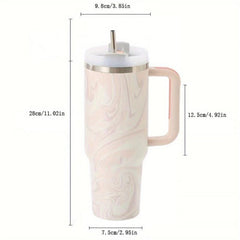 Stainless Steel Insulated Travel Mug Set with Handle