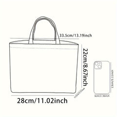 Kitten Printed Lunch Bag Insulated Leak Proof Handbag for Work