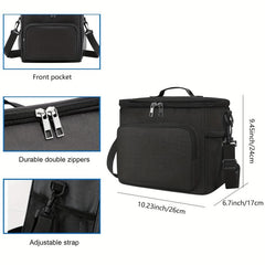 Large Insulated Lunch Bag Leakproof Reusable Cooler with Adjustable Strap