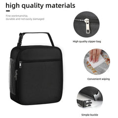 SIAETIUR Insulated Lunch Bag for Men & Women, Square Lunchbox Cooler