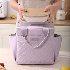 Large Capacity Insulated Cooler Bag Waterproof & Portable Lunch Tote